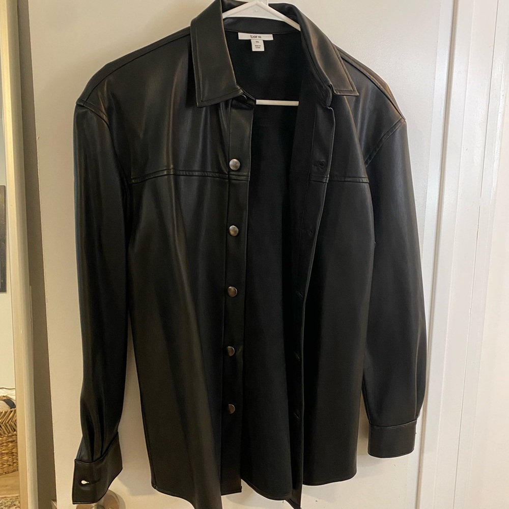Leather Shacket